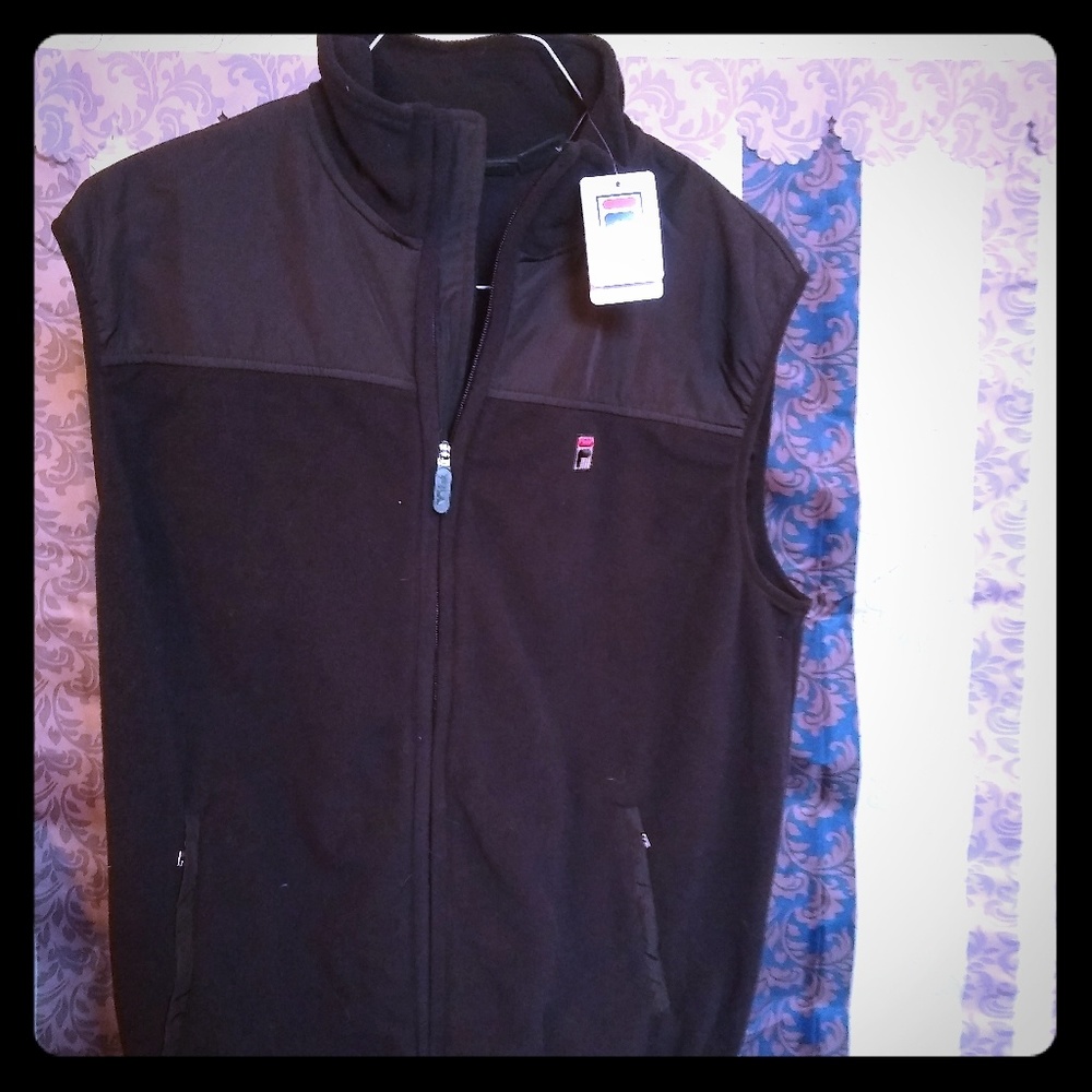 Men's Fila Zip Up Vest Size M NWT